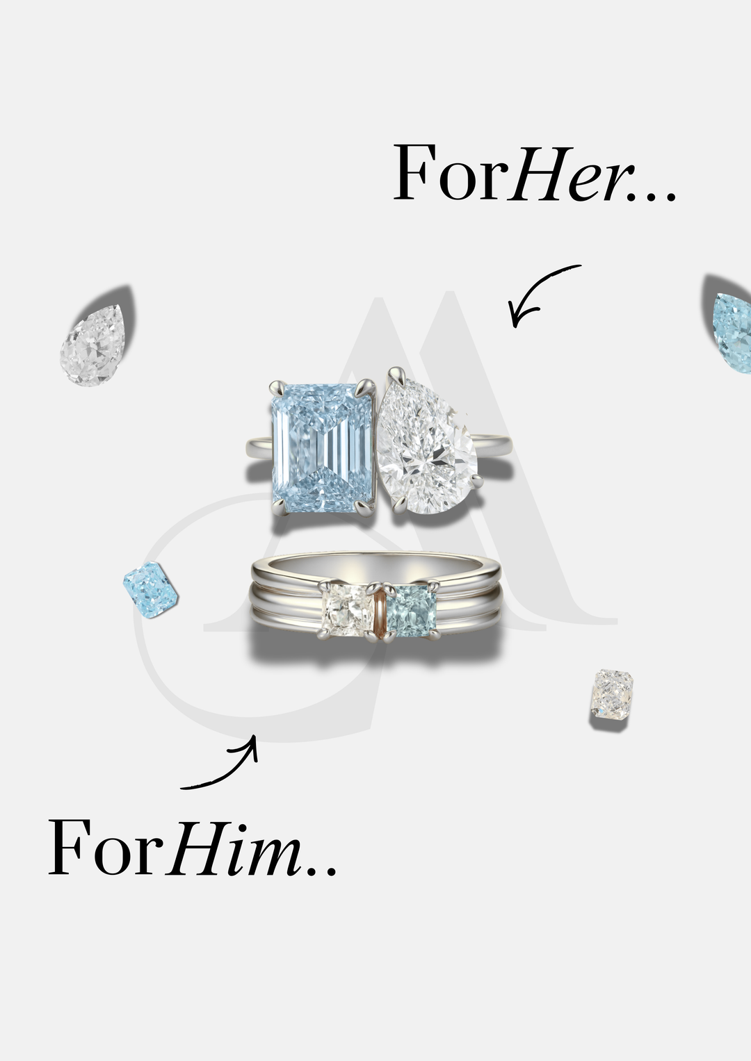 You & Me Ring Set