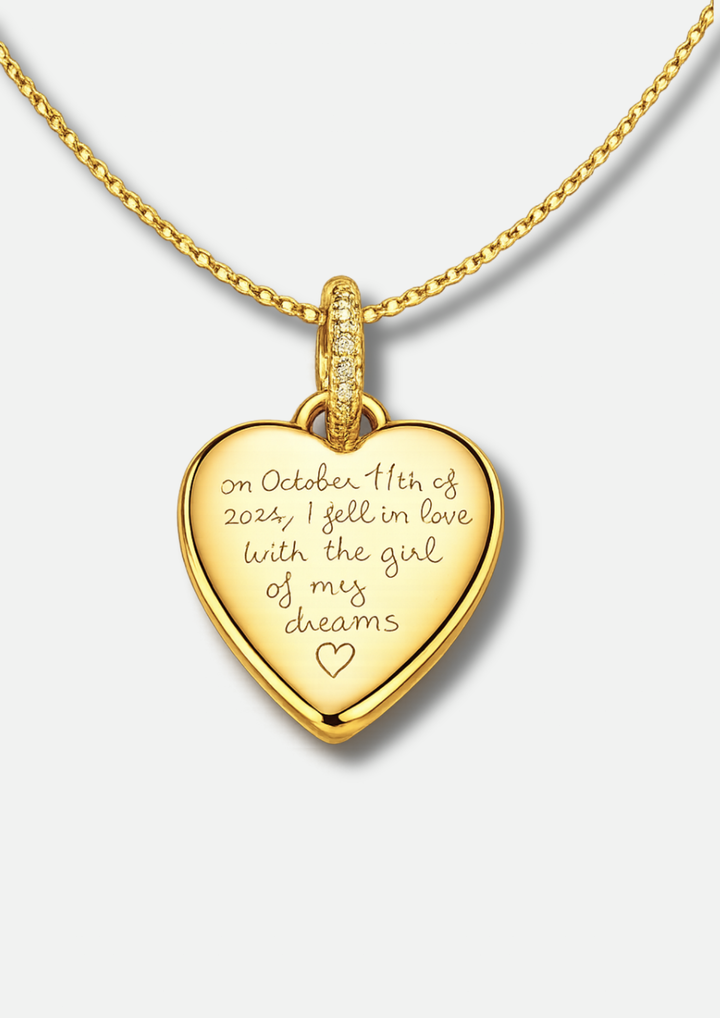 Heart Engraved Necklace