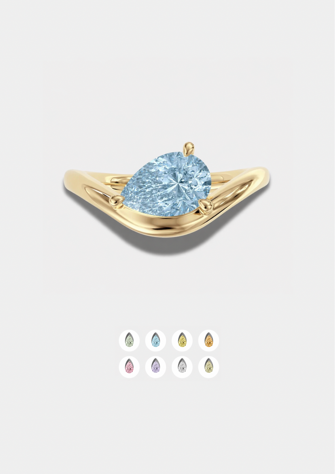 Sophia Birthstone Pinky Promise Ring