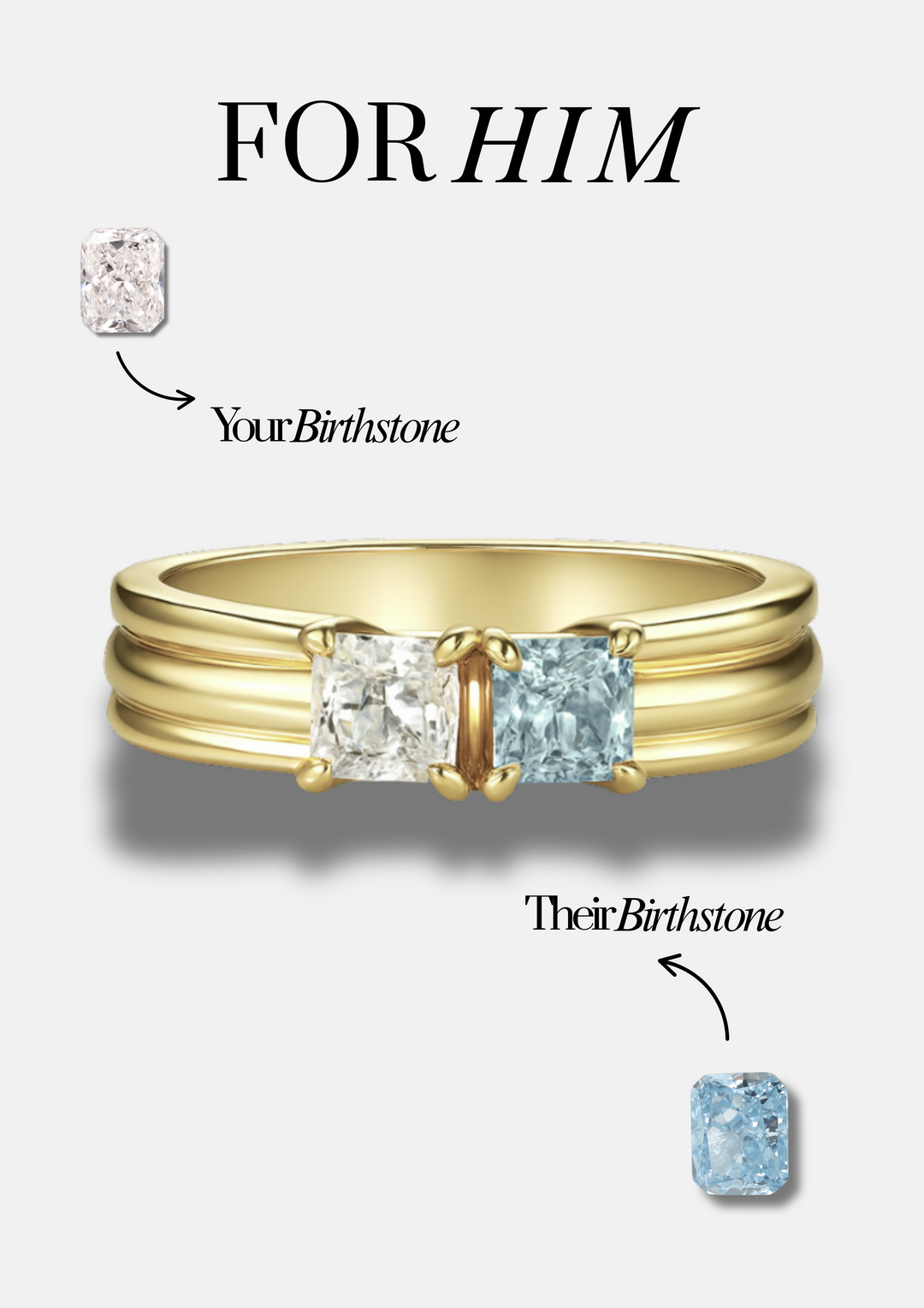 You & Me Ring Set