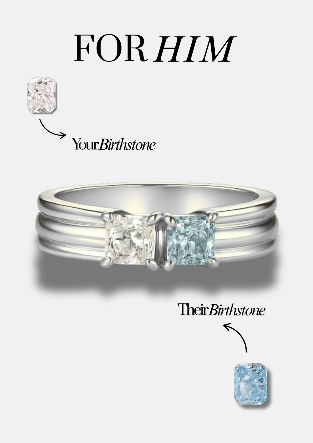 You & Me Ring Set