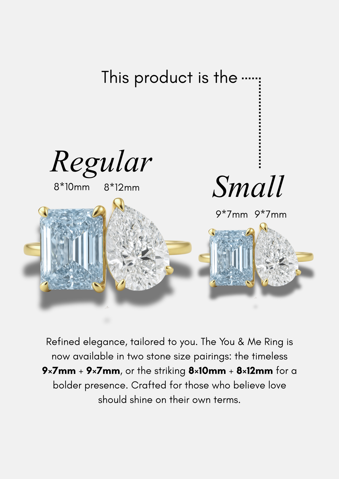 You & Me Ring Smaller